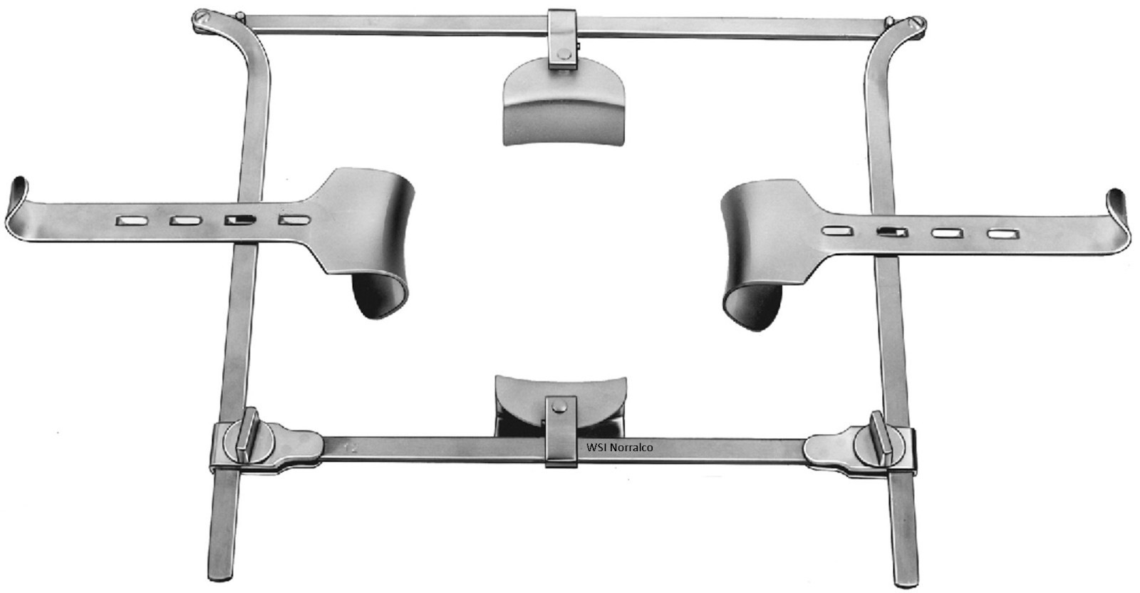 Franz Abdominal Retractor folding type, Complete with 8 Interchangeable Blades