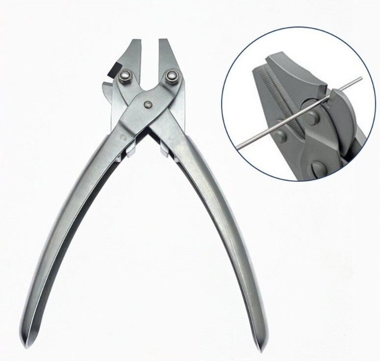 Bone Kirschner Scissors Flat Nose Pliers Use for K Wire Cutter Orthopedic Tool