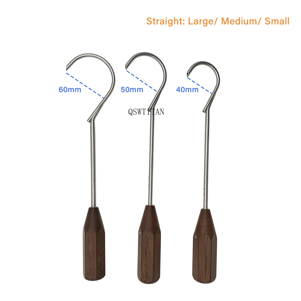 Bone Drill Sleeve Wire Guide with Wooden handle1pcOrthopedic Drill Sleeve Guider