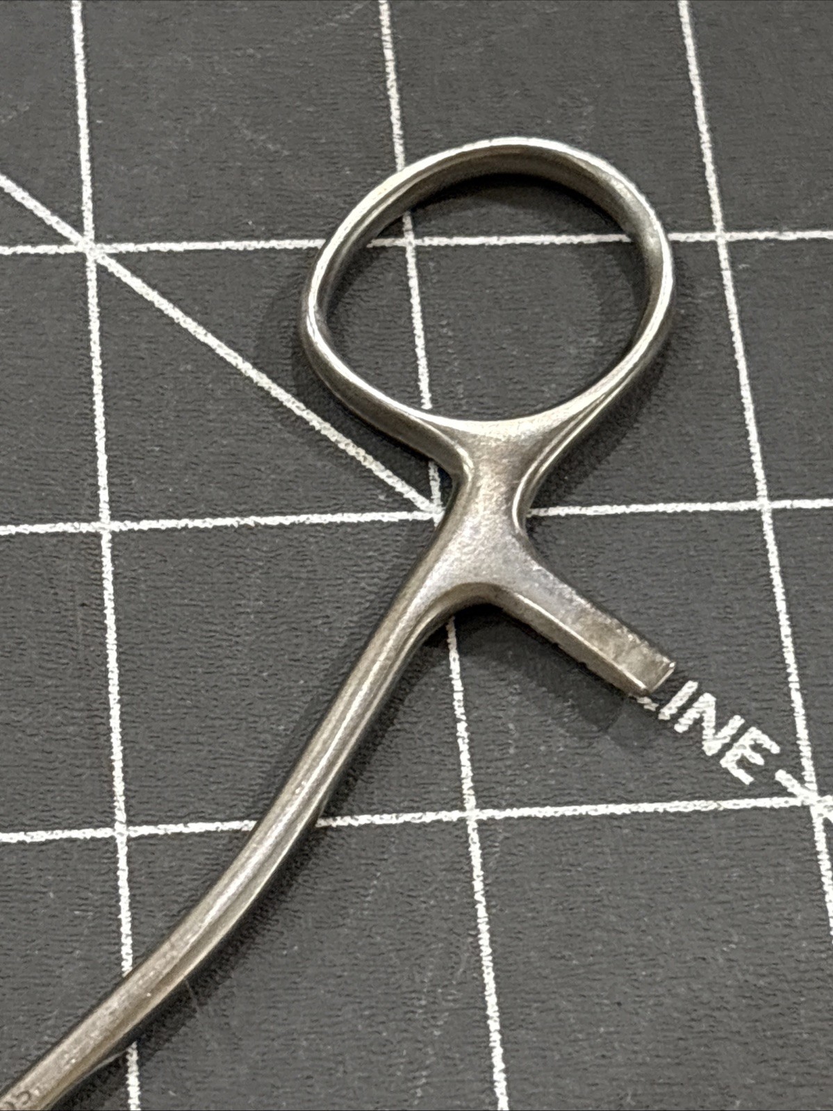Medical Forceps 8 Inches Long Angled Tip