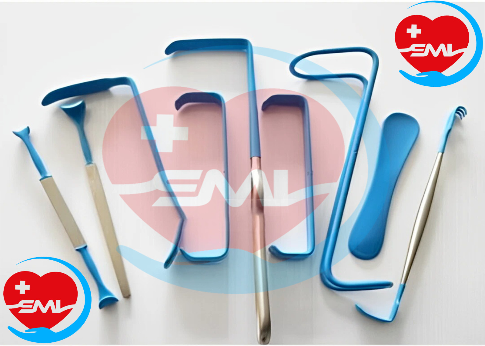 Face Lift Brow lif Dissectors & Elevator Set of 6 Pcs,Plastic surgery instrument