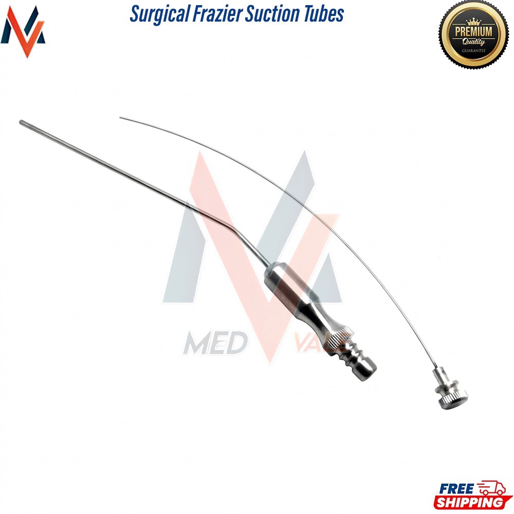 Frazier Suction Tubes 5,6,7,8,9,10,11,12 Surgical Diagnostic Instrument Set of 8