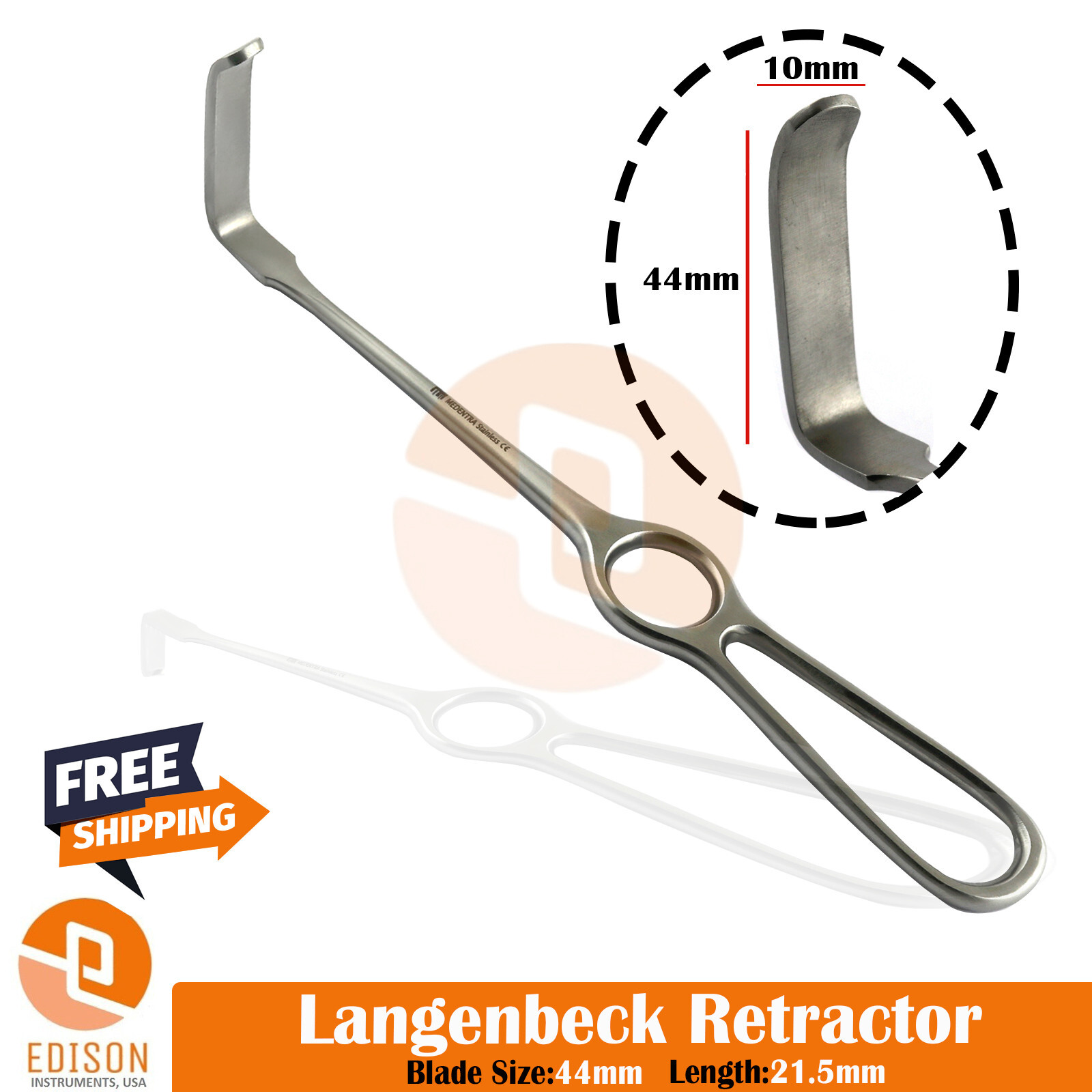 Facelift Plastic Surgery Kit Forehead Microsurgery Surgical Instruments Set