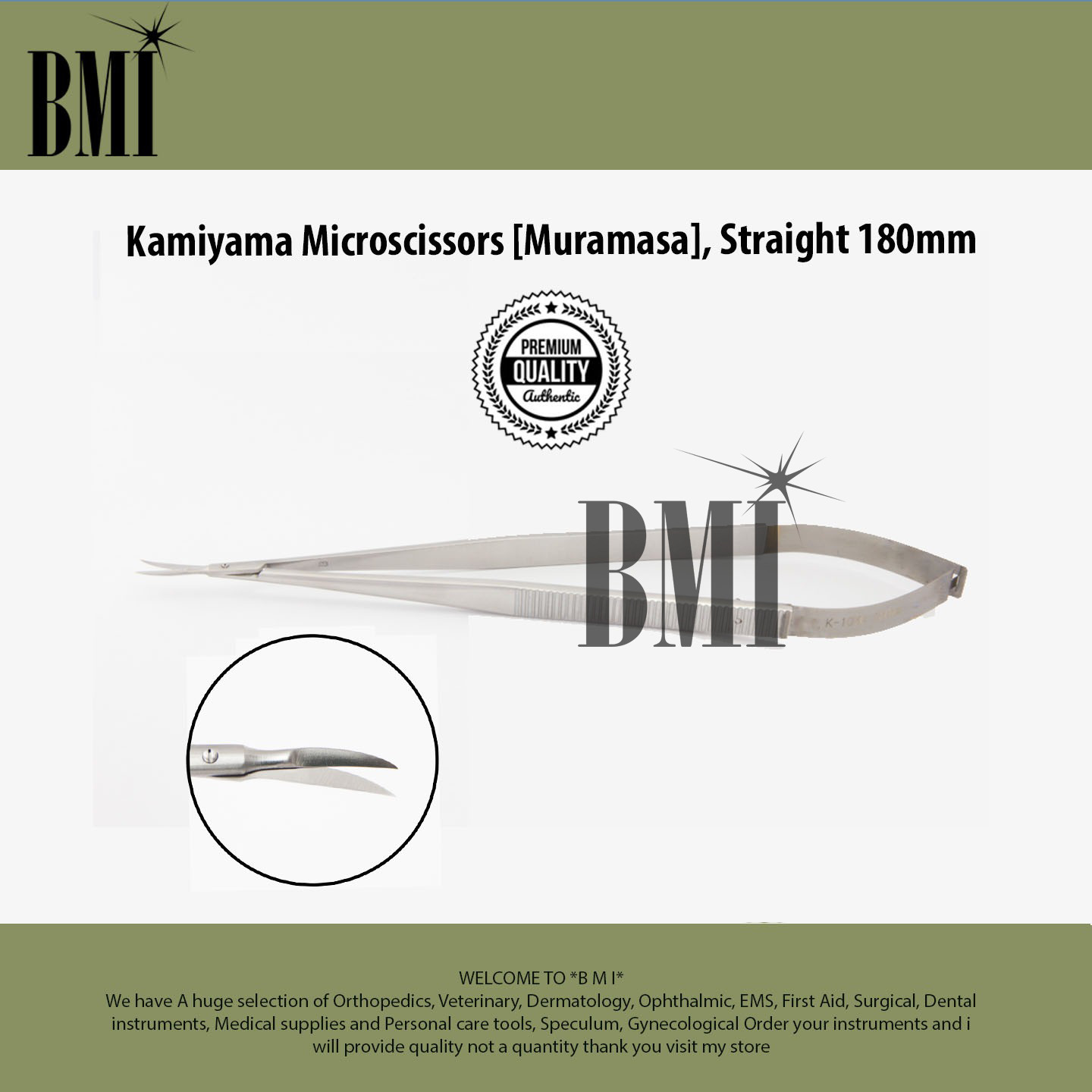 Kamiyama Microscissors [Muramasa],Straight 180mm