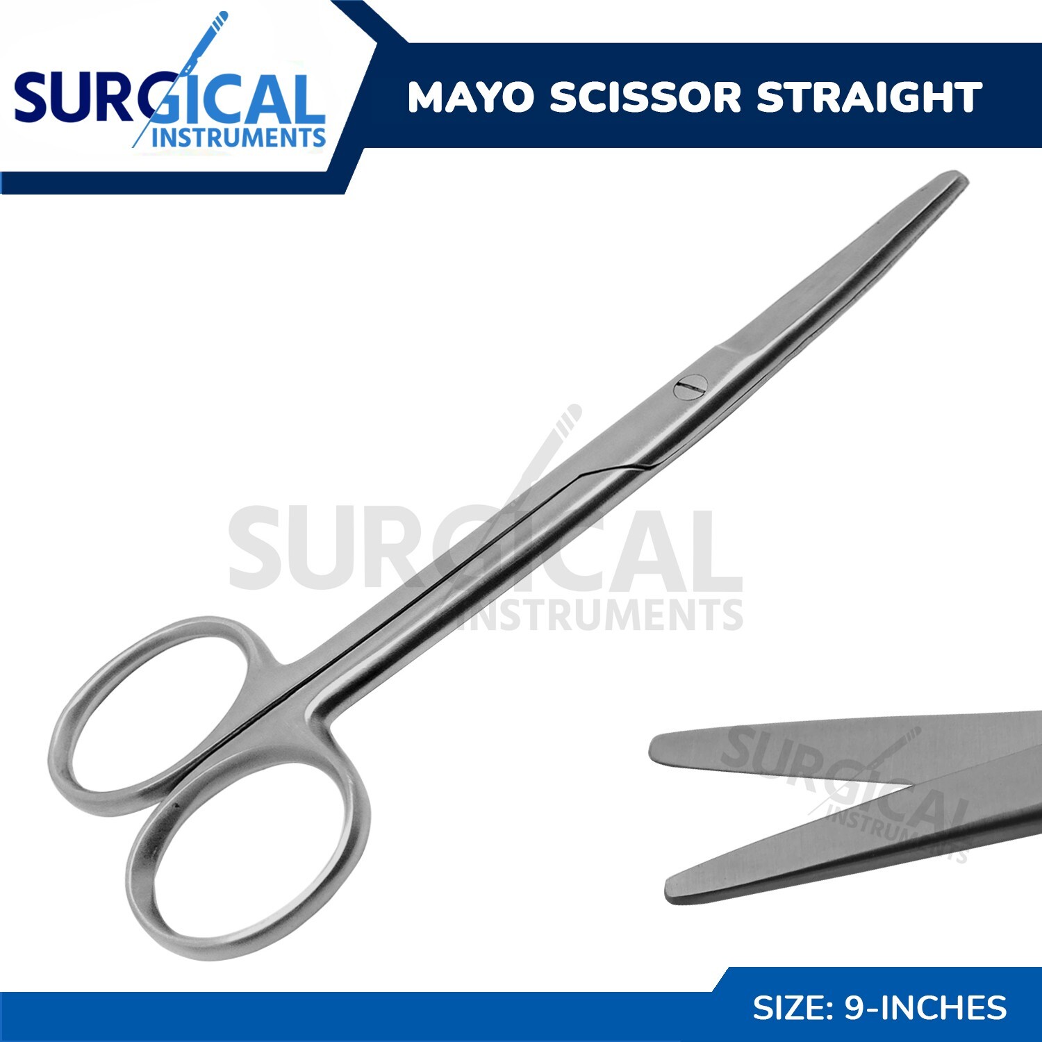 Mayo Scissor Surgical Dental Veterinary Instruments 9″ Straight German Grade