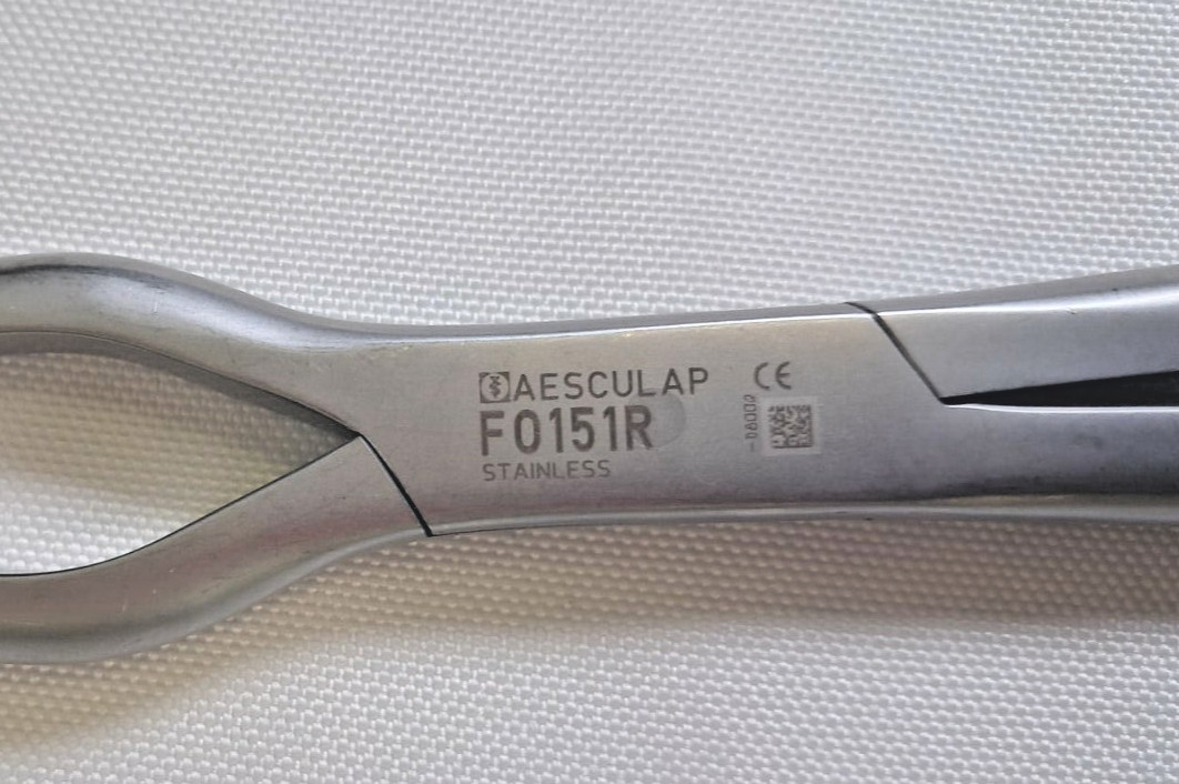 AESCULAP LANE Bone Holding Forceps, without ratchet, straight, 330 mm (13″)
