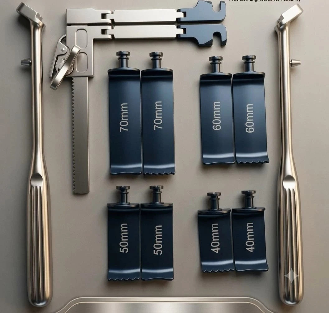 McCulloch Style Spinal Lumbar Surgery Retractor set of 11 PC’s Orthopedic Ins