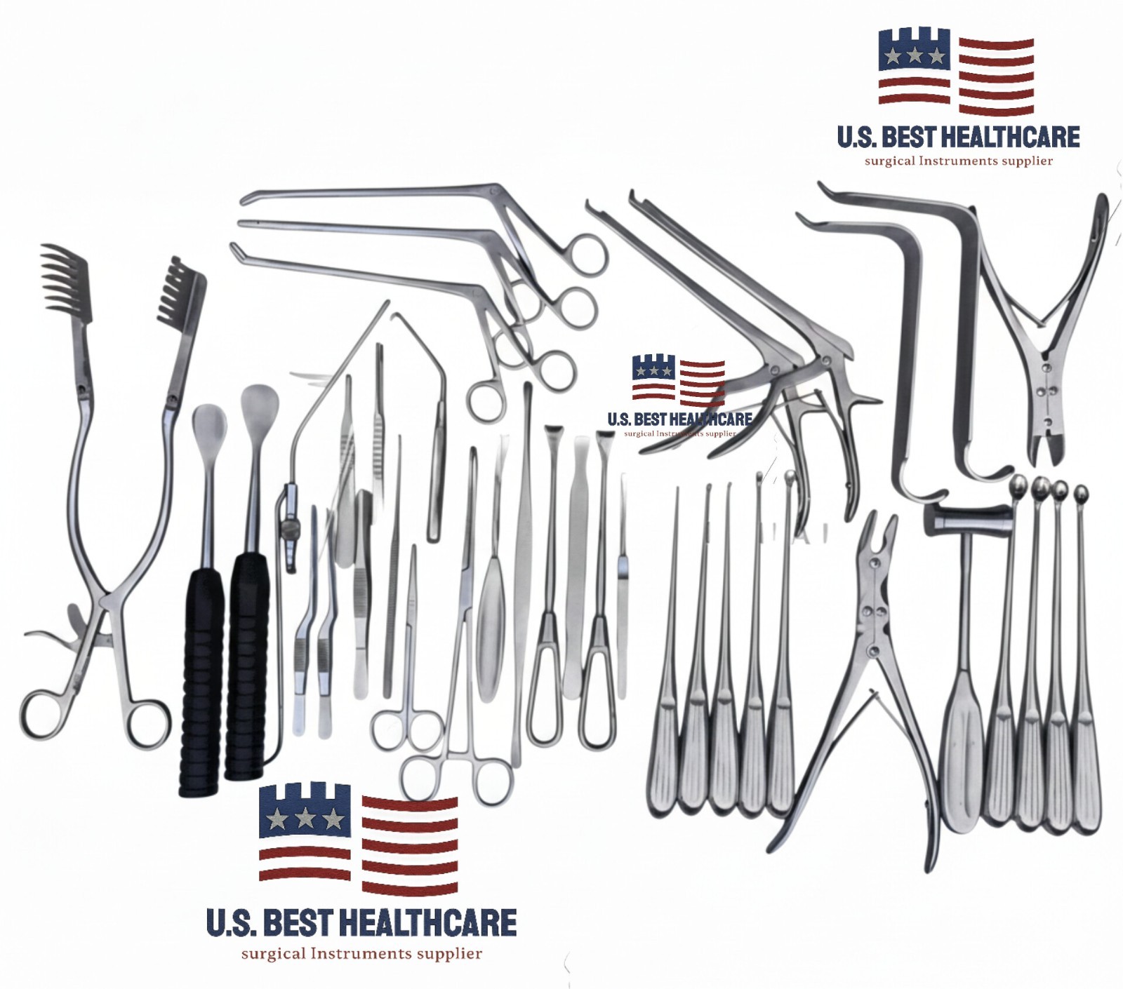 Laminectomy Complete Instrument Set 39 PCS Spine Surgery Orthopedic Surgical Ins