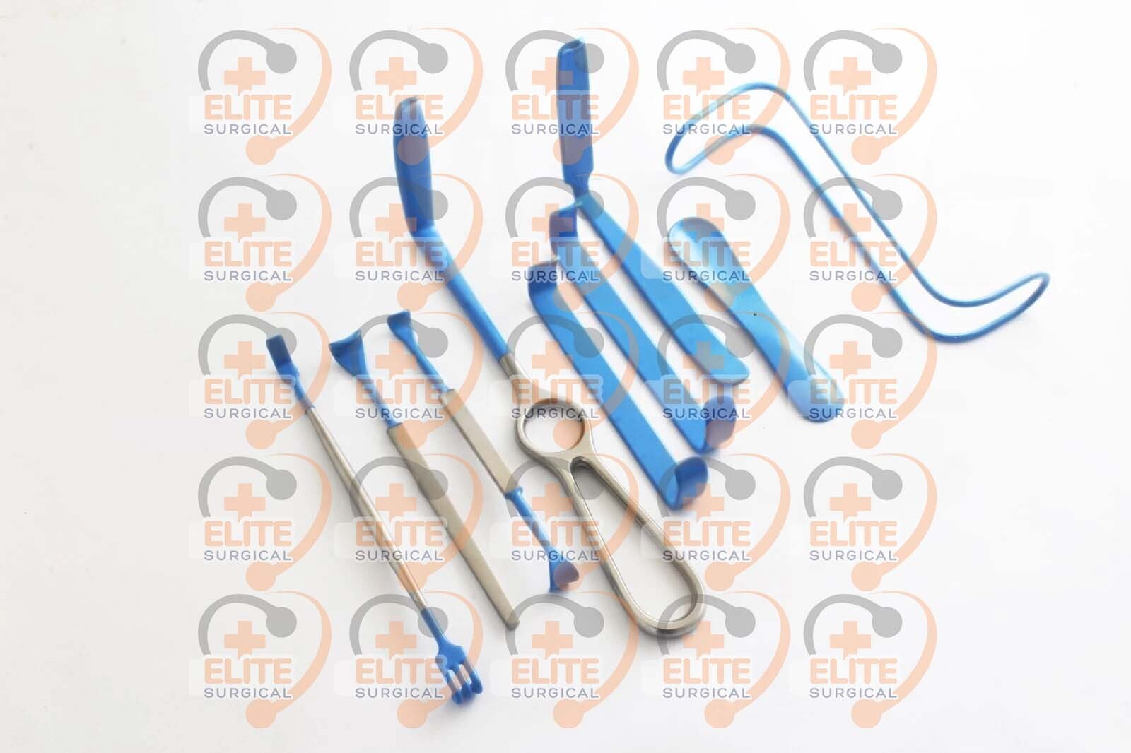 Surgical Insulated Retractor Set Of 9 Pcs Surgical Instruments