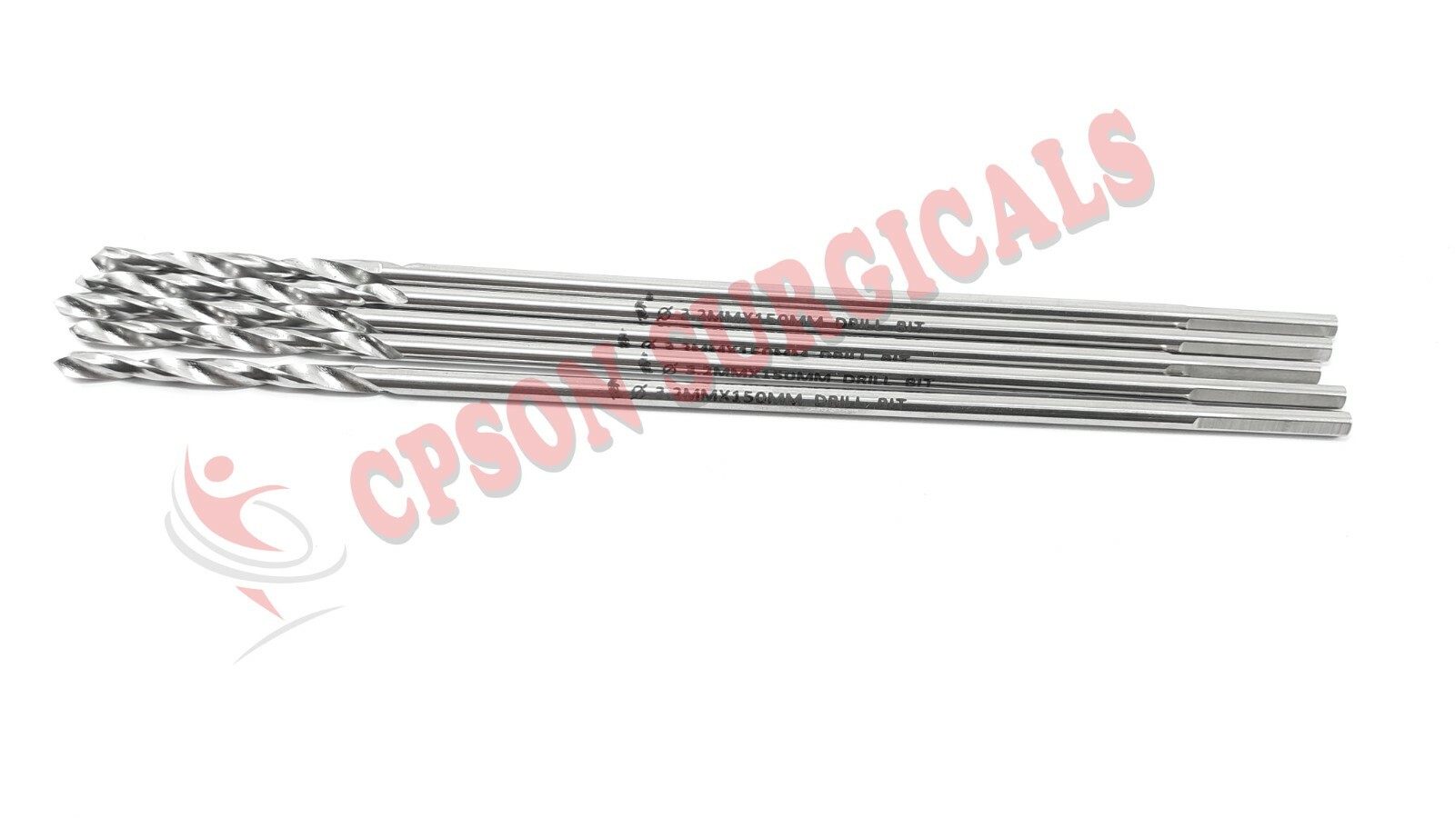 3.2mm Drill Bit Length 150 mm lot of 5 pcs Surgical Instrument SS