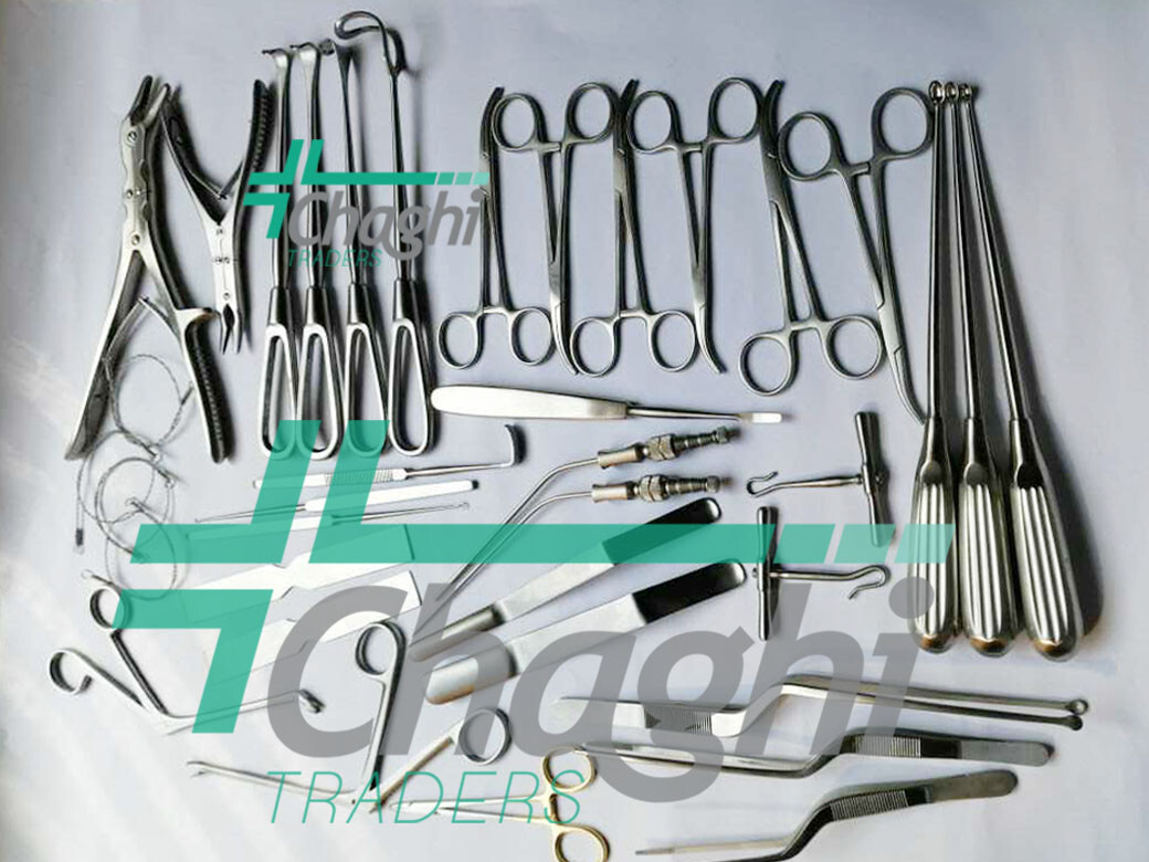 Basic Craniotomy 40 PCs Set Surgical Orthopedic Instruments Good Quality Chaghi