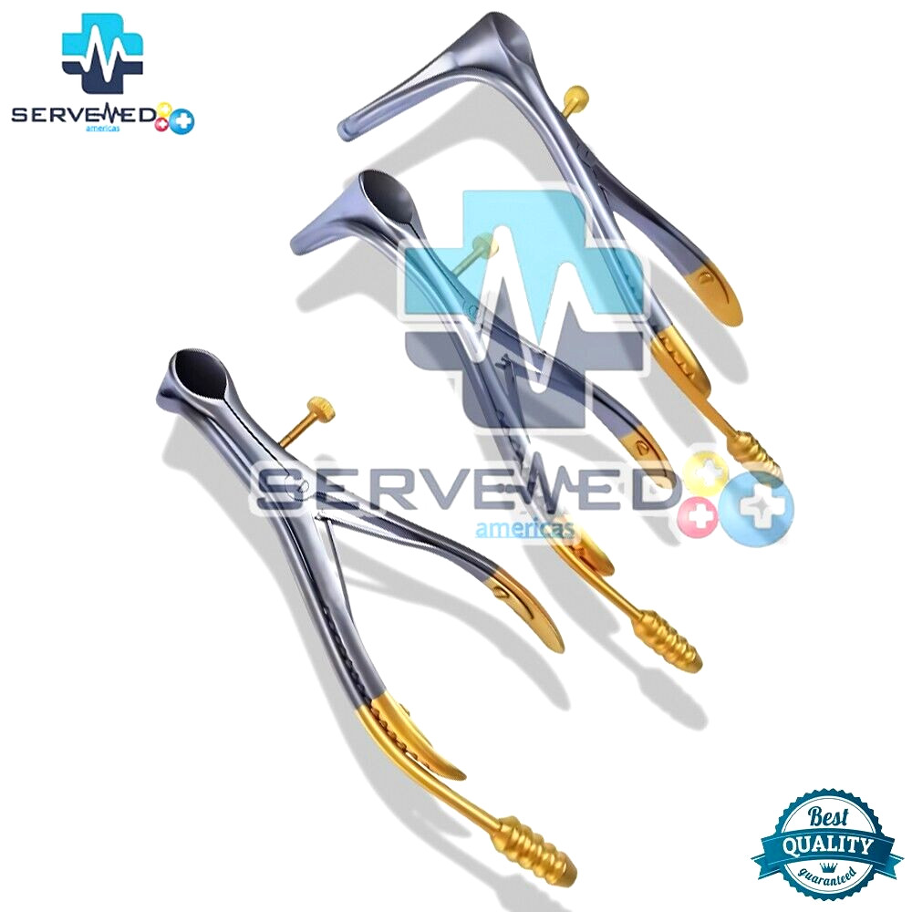 German Killian Nasal Speculum 90mm Blade with Suction Tube Stainless Steel A+