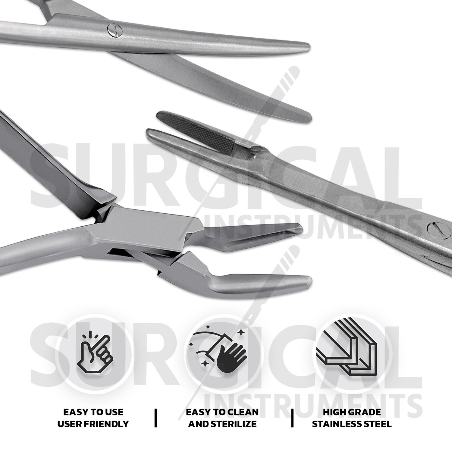 15 Pcs Ear Examination & Surgery Set Surgical Veterinary Instruments kit German