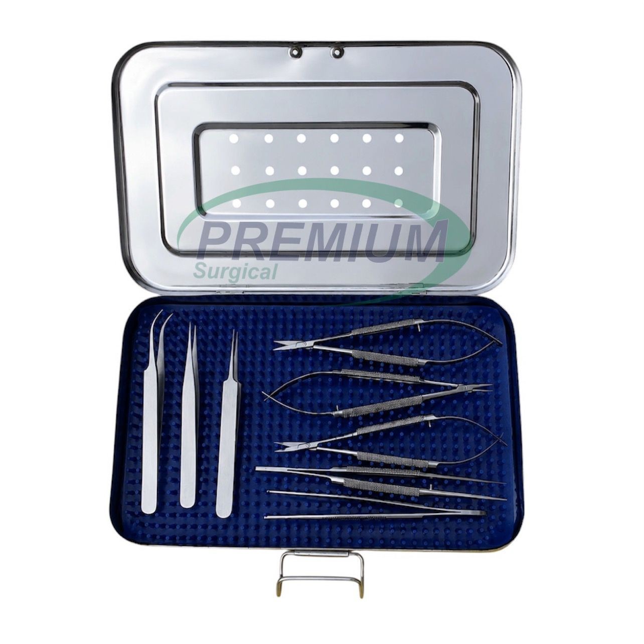 Hand Surgery Basic Set of Micro Surgical Instruments, With case Microsurgery Set