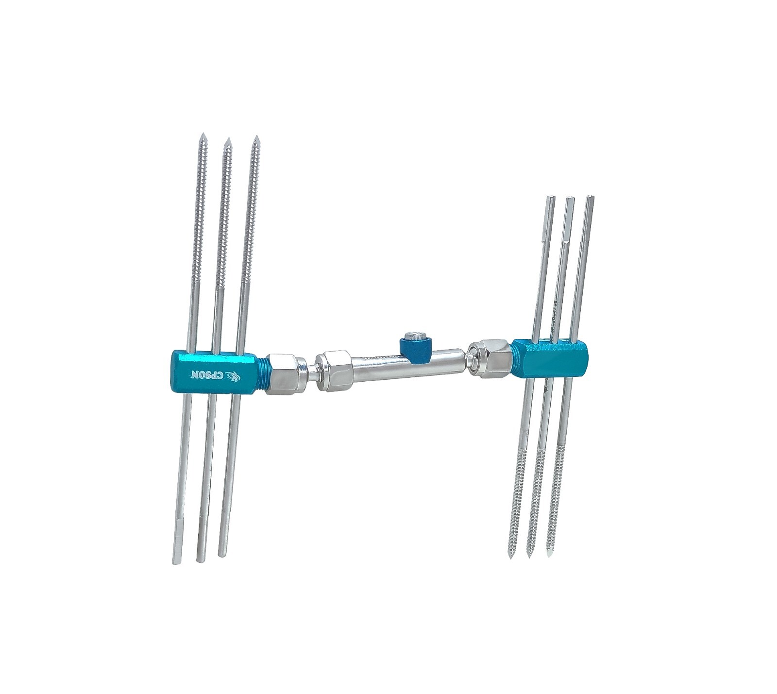 Orthopedic Fracture Surgery Colles External Fixator 145mm Set with Allen Key.