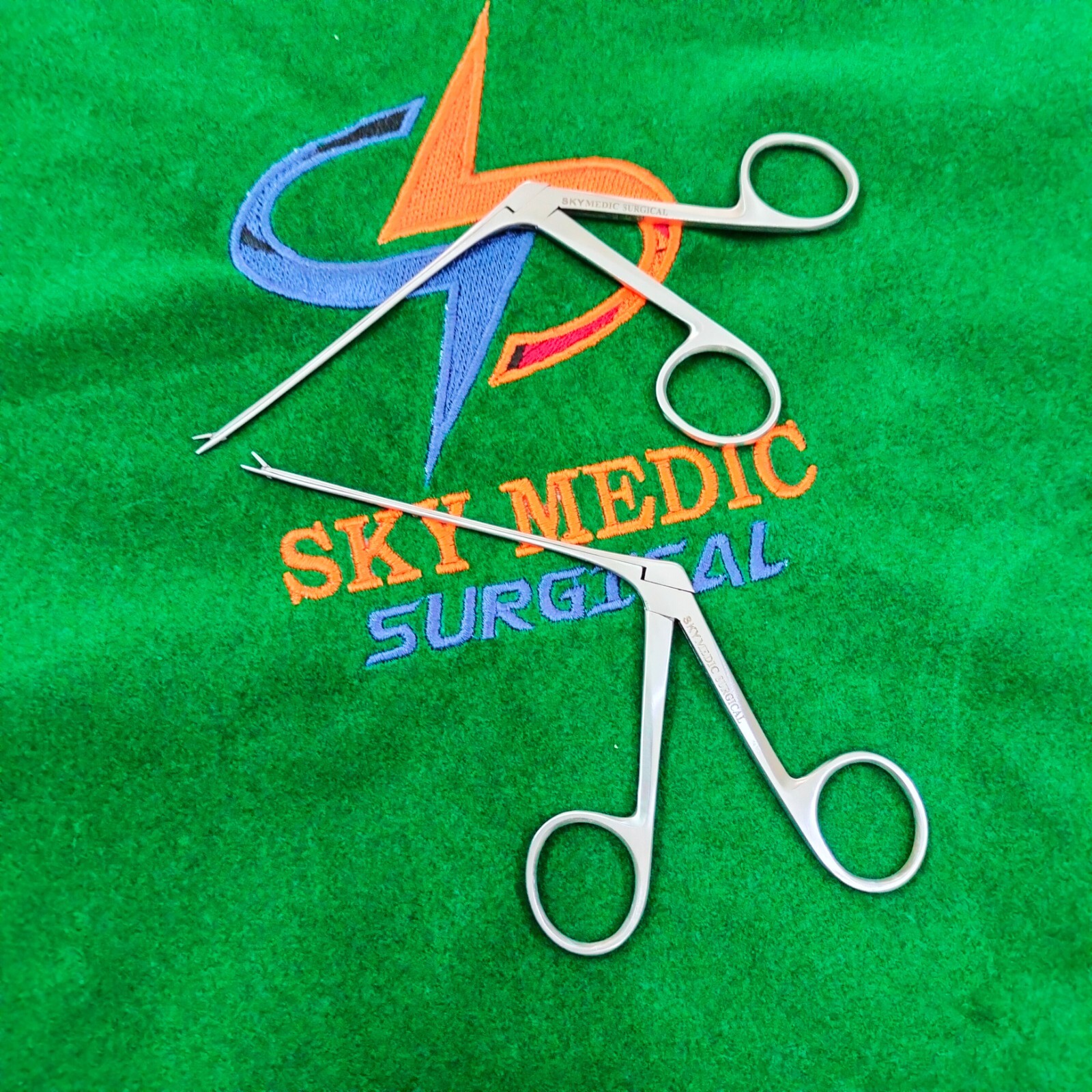 Micro Alligator Ear Forceps Straight Delicate Serrated Jaws Shaft Size 3.25 inch