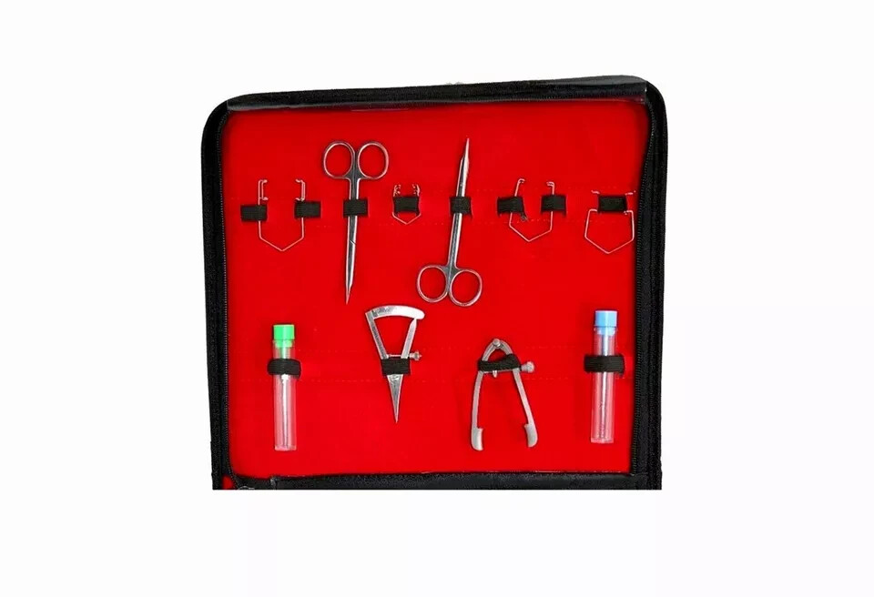 33 Pcs Set Ophthalmic Cataract Eye Micro Surgery Items Kit Surgical Instruments