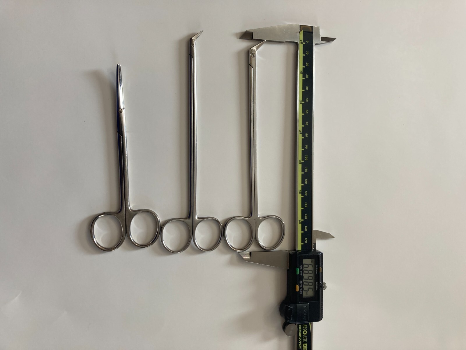 Lot Of 3 SuperCut Vascular Scissor, Mayo Scissor 6Inches Laparoscopic Instrument