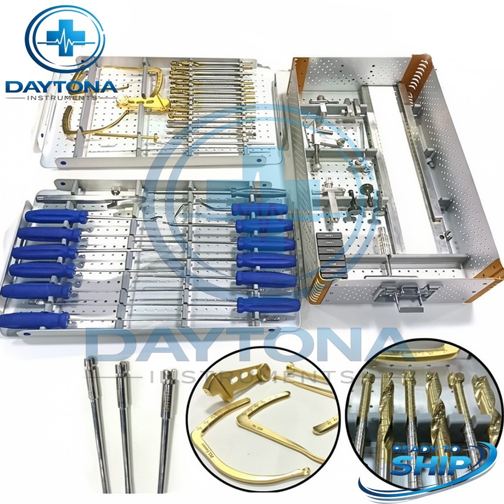 ACL PCL Knee Arthroscopy Surgery Instruments Set Of 48 Pcs A+ Quality
