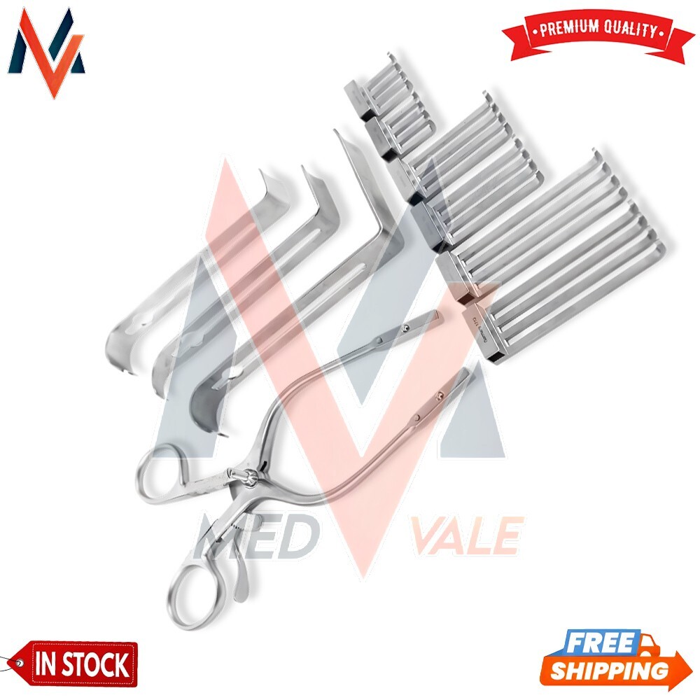 MEDVALE Codman Henly Retractor Set Surgical Orthopedic Retractor Set