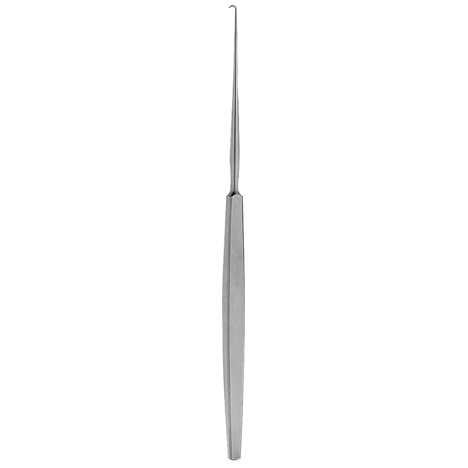 Adson Dura Hook, 8″, Right Angled, 5 mm Blunt Tip
