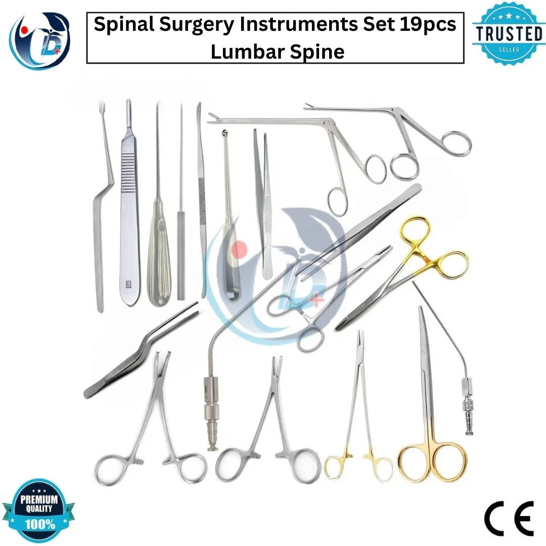 Spinal Surgery Instruments Set 19pcs Lumbar Spine Instruments Spinal Surgical In