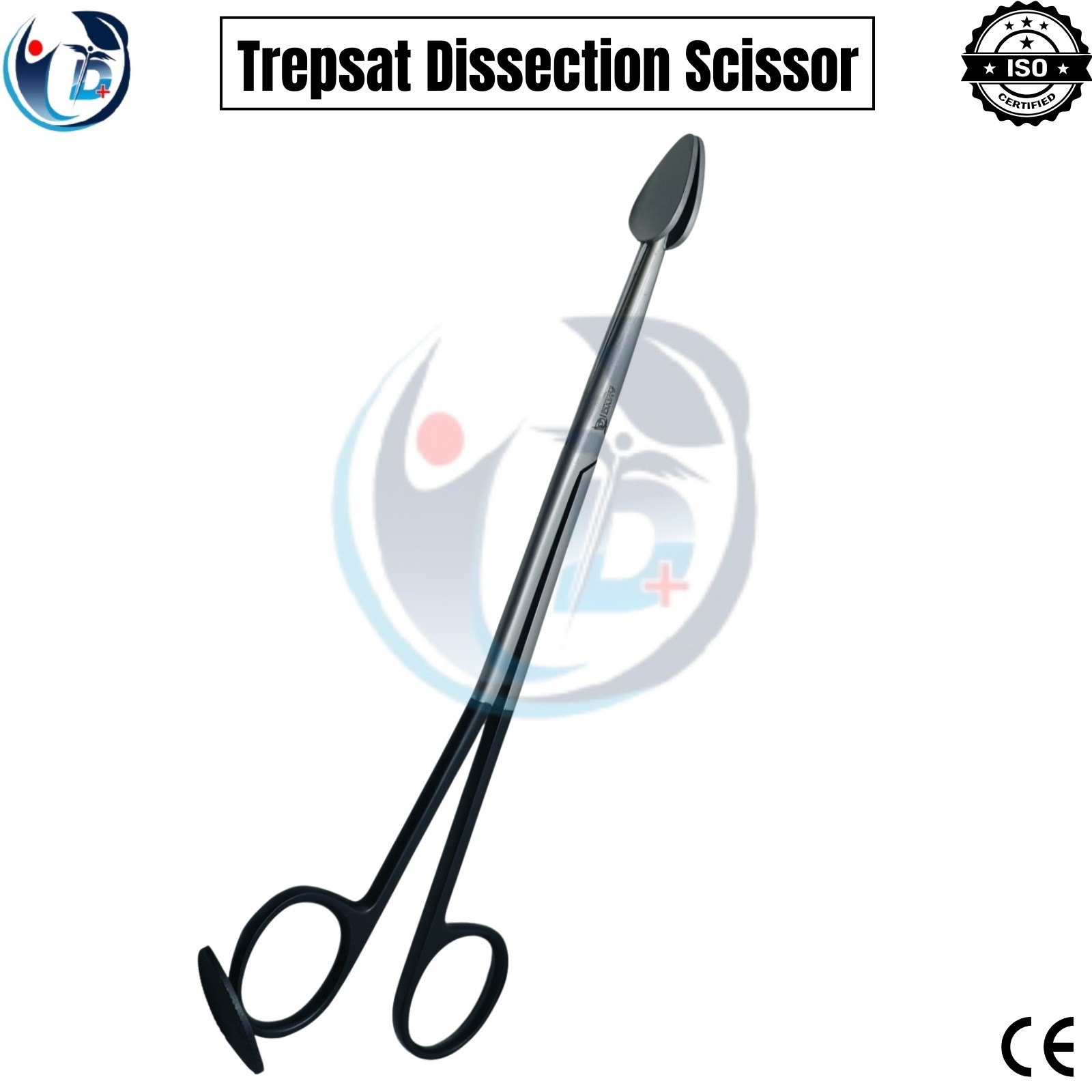 Trepsat Face Lift Dissection Scissors T/C Insert + Speculated Tips 7.5″ by Dyna