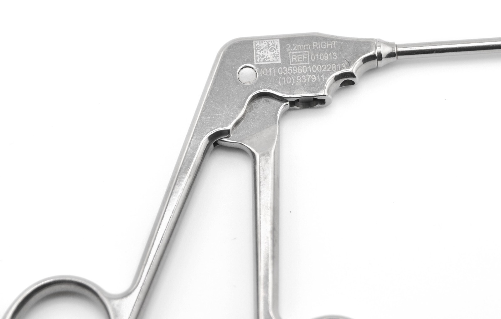 Acufex 010913 Smith & Nephew Basket Rotary Punch Curved 90° Right 2.2mm Bite 6.5