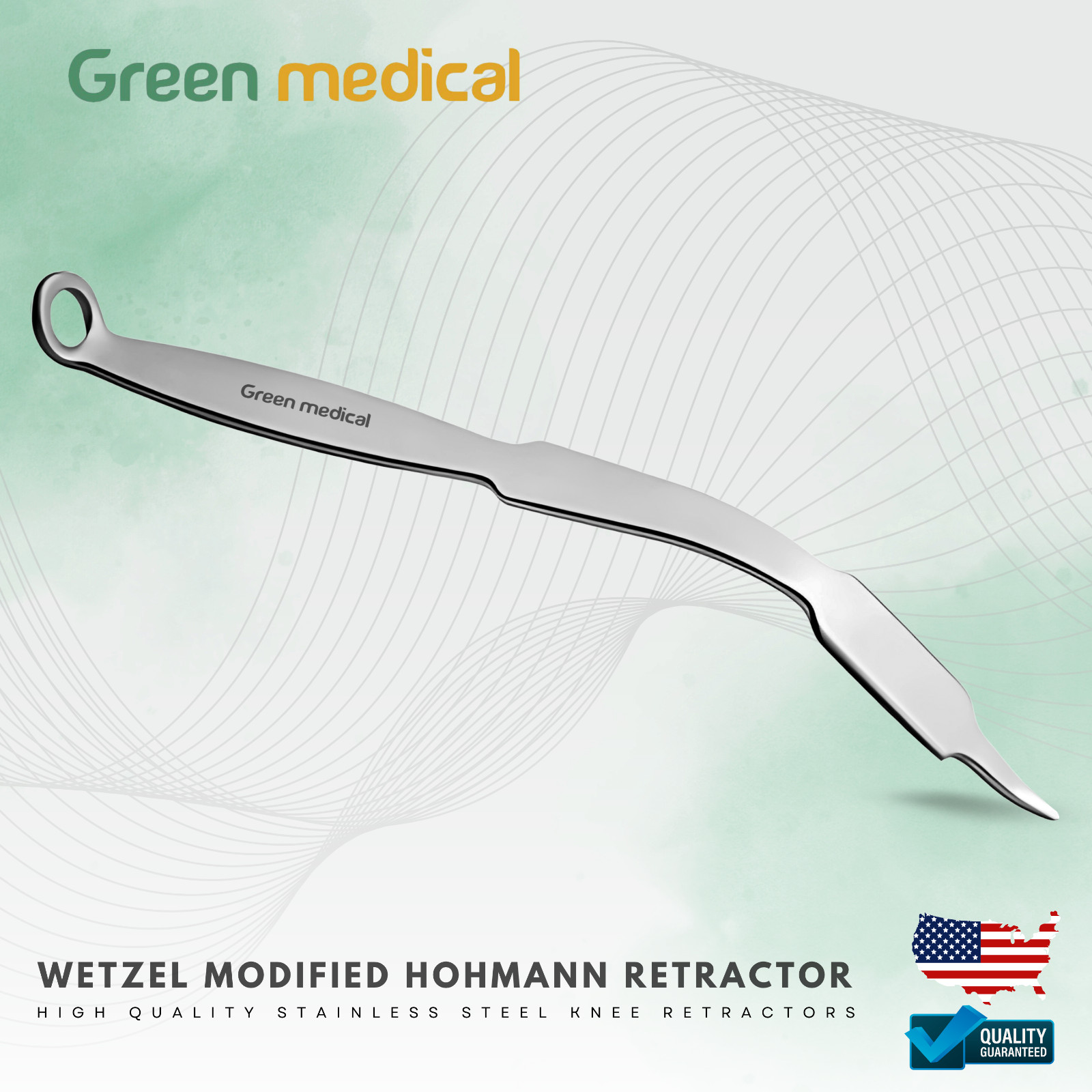 Wetzel Modified Hohmann Retractor Orthopedic Surgical Instrument