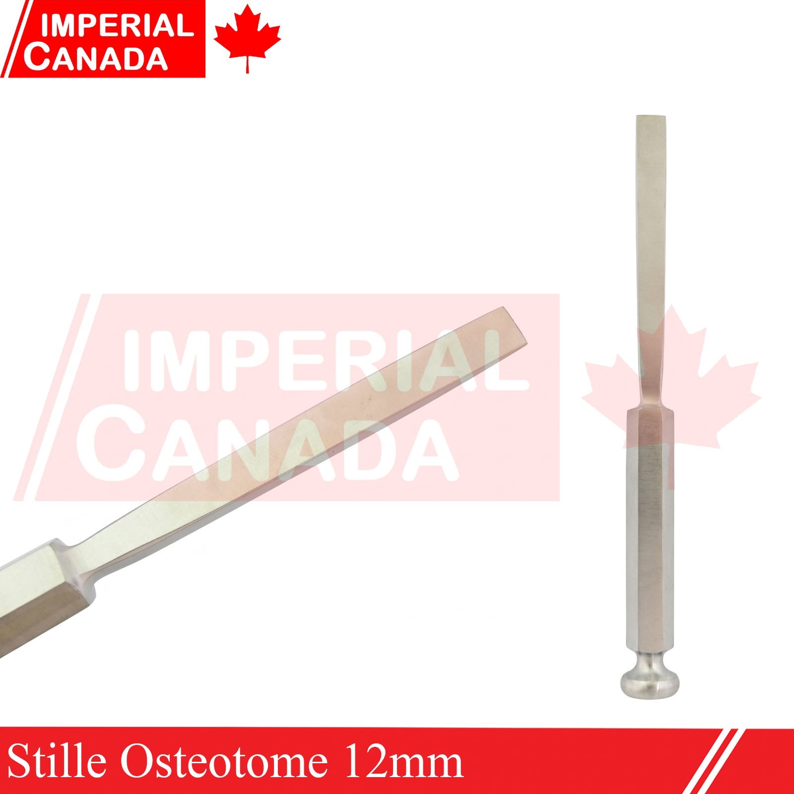 Stille Osteotome 12 mm Blade 8 Inch Length Stainless Steel Medical Instr KLP1241