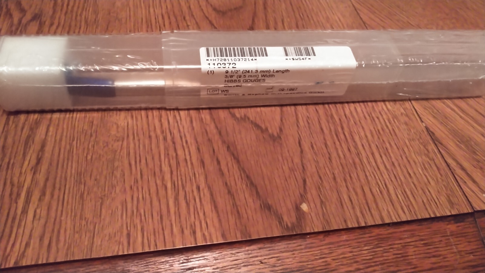 Smith & Nephew Smith – Peterson Osteotome 7 3/4″, 1/4″ Wide Curved 281911 NEW