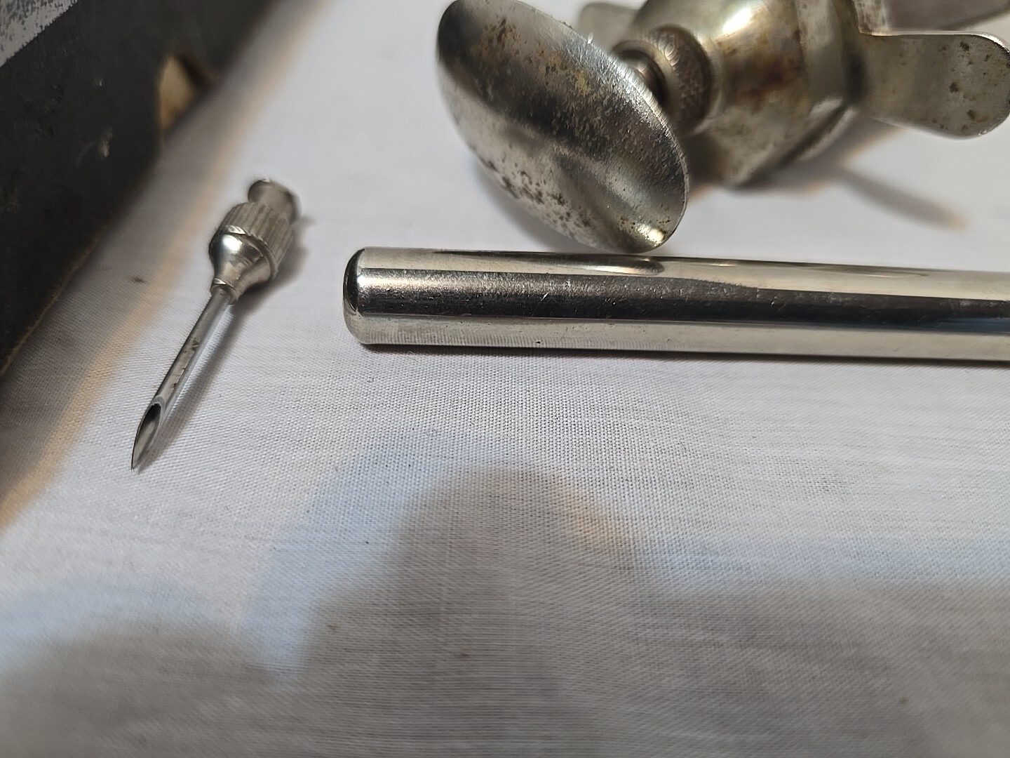 Becton Dickinson 10CC Veterinary Syringe Vintage Rutherford NJ Animal Inject K6