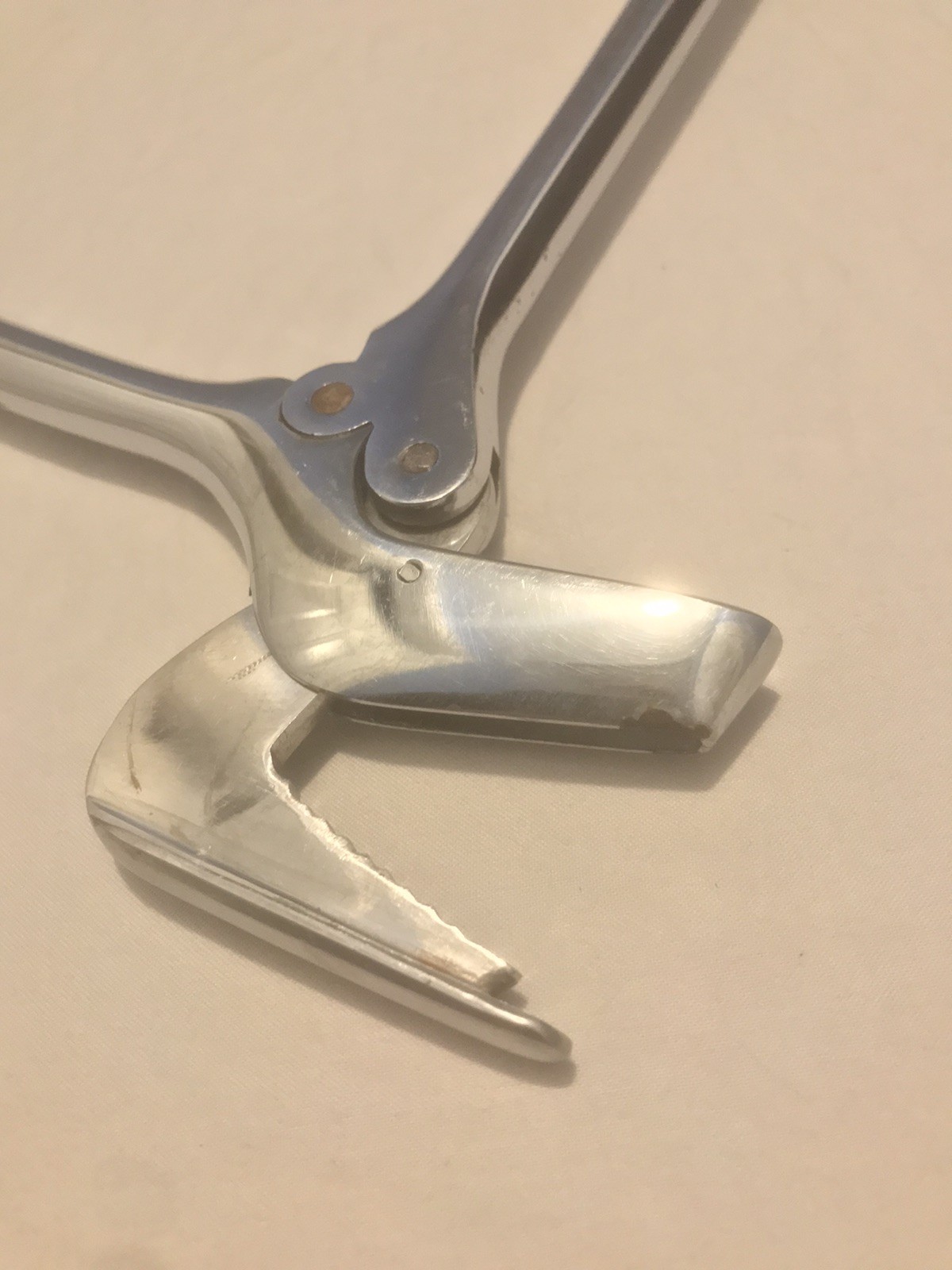 Vintage SKLAR Chrome USA Large 15” Surgical Autopsy Rib Cutters Shears