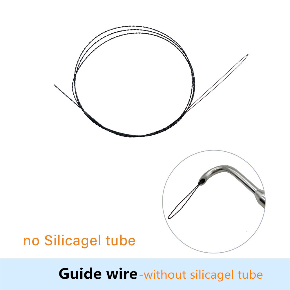 Orthopedic rotator cuff suture hook Guide wire shoulder arthroscopy titanium