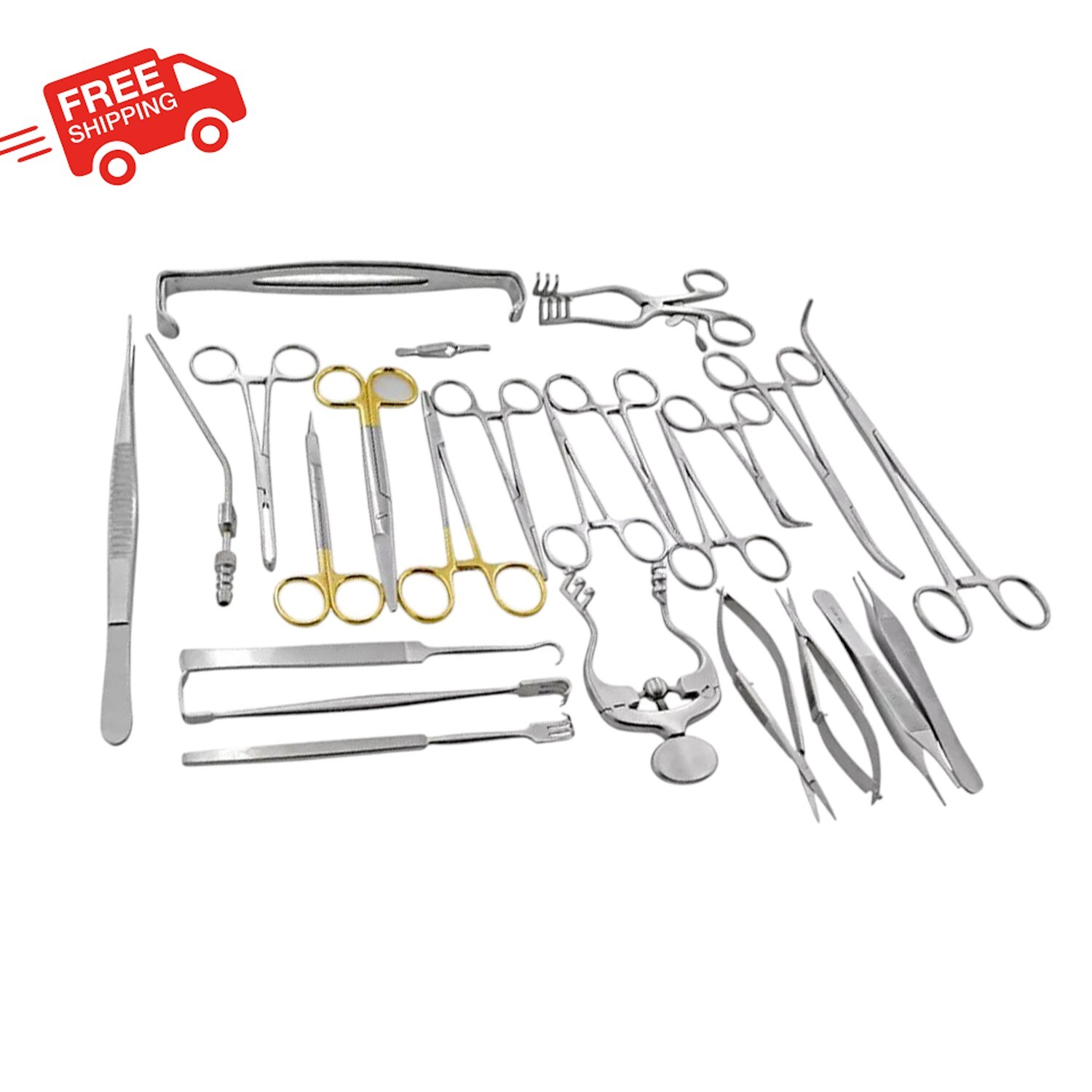 A.V Fistula Surgical Instrument Set Boundle of 24..