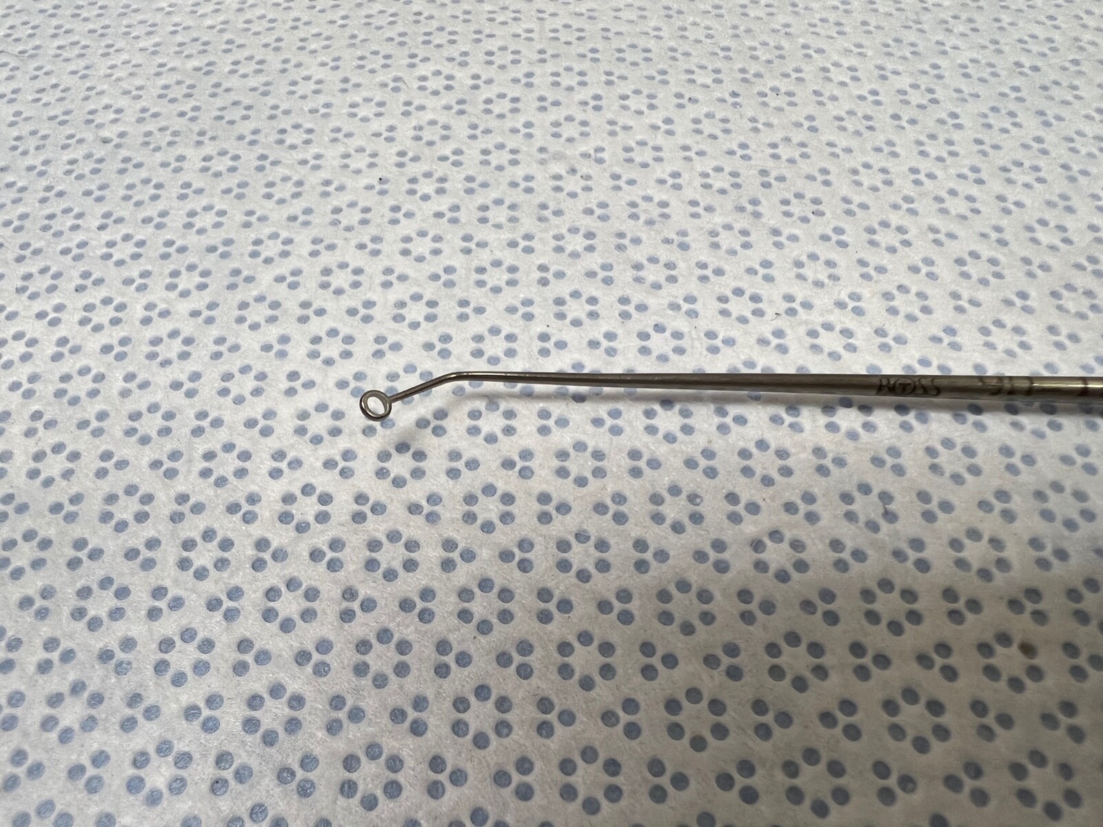 Boss 90-1026 Surgical 6″ Curved Buck Ear Curette ENT