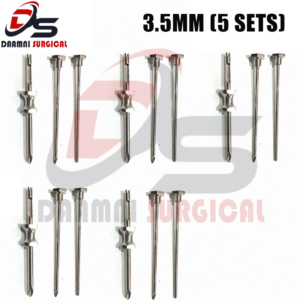 HRT Trocar 3.5mm Hormone Replacement Pellet Insertion Trocars 5 Sets