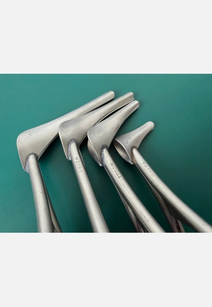 Lot of 4 Storz Nasal Speculum Set Cottle Septum N2182 N2200 N2102 N2108 ENT Surg