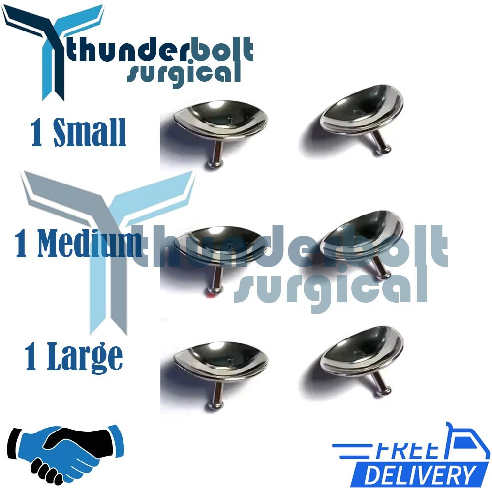 Eye shield Ocular Sclera Protection Laser Tattoo Remove Eyelid 3 Pairs S M L
