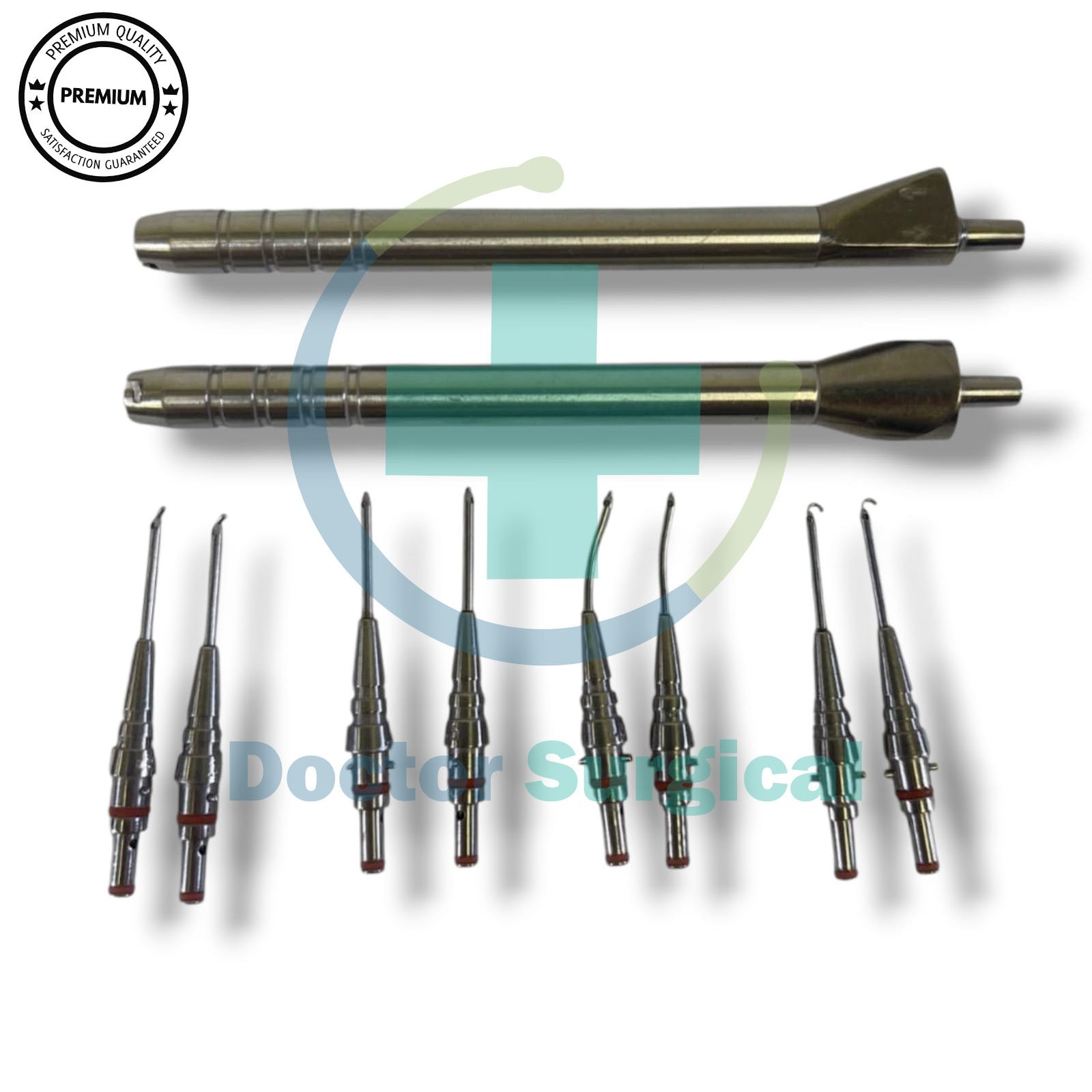 10 Piece I/A Handpiece & Tips Set Ophthalmic Irrigation Aspiration Handpieces