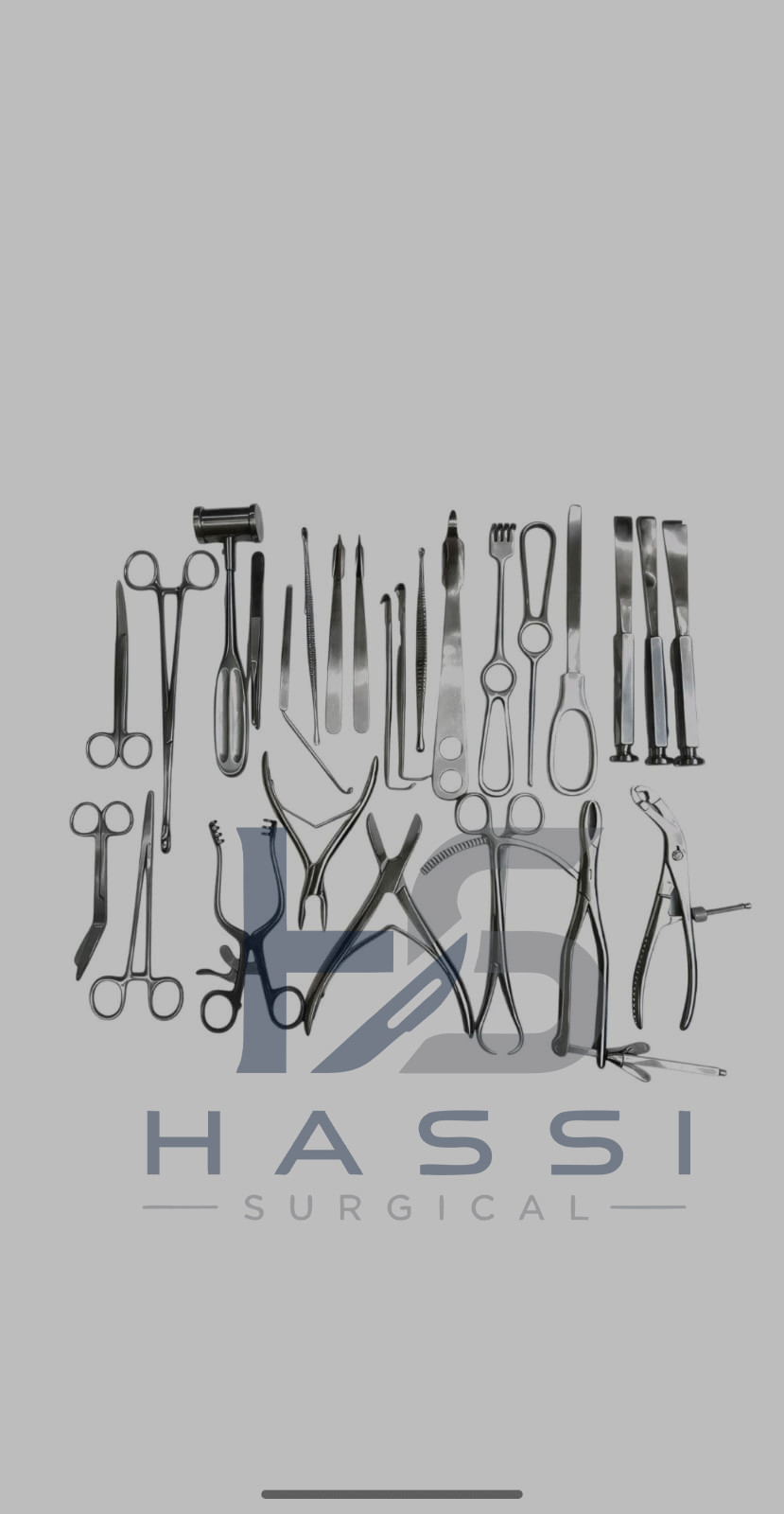 Basic Orthopedic Surgery Set of 25 Pcs Surgical Orthopedic Instruments