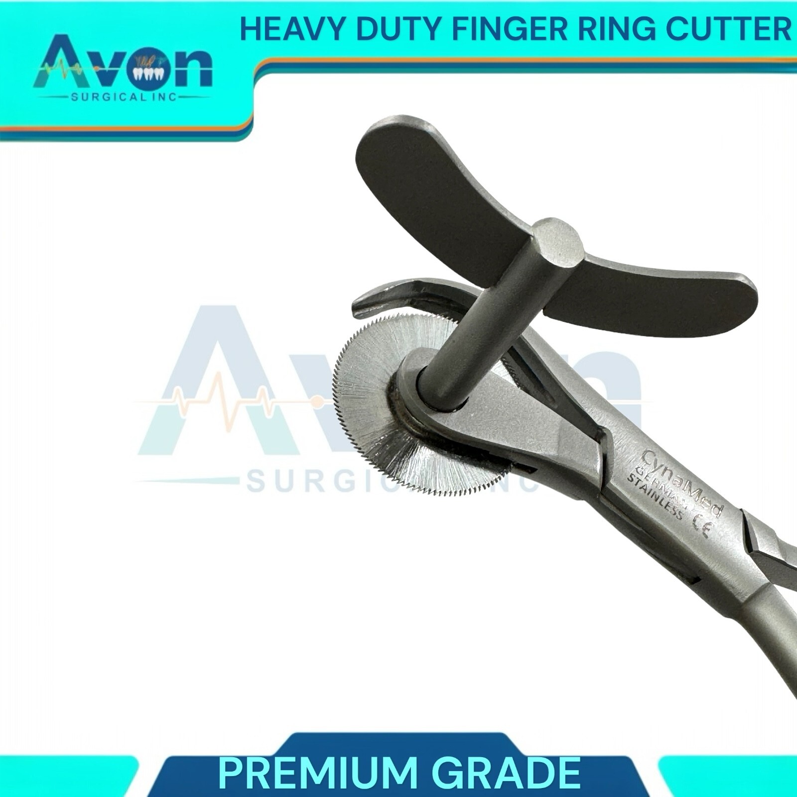 6″ Finger Ring Cutter with Circular Blade – Plier Style Handle – Heavy Duty CE