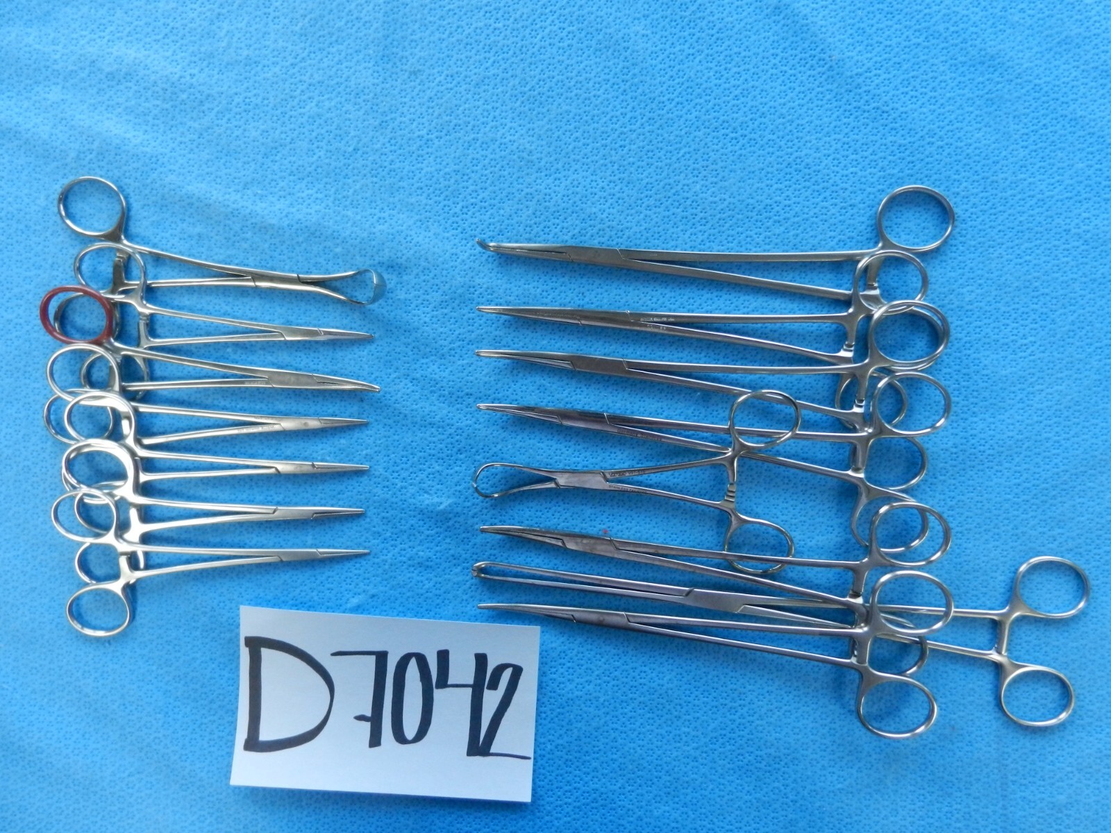 D7042 Jarit Pilling Weck Codman Surgical Forceps Lot of 15 12.5-26cm
