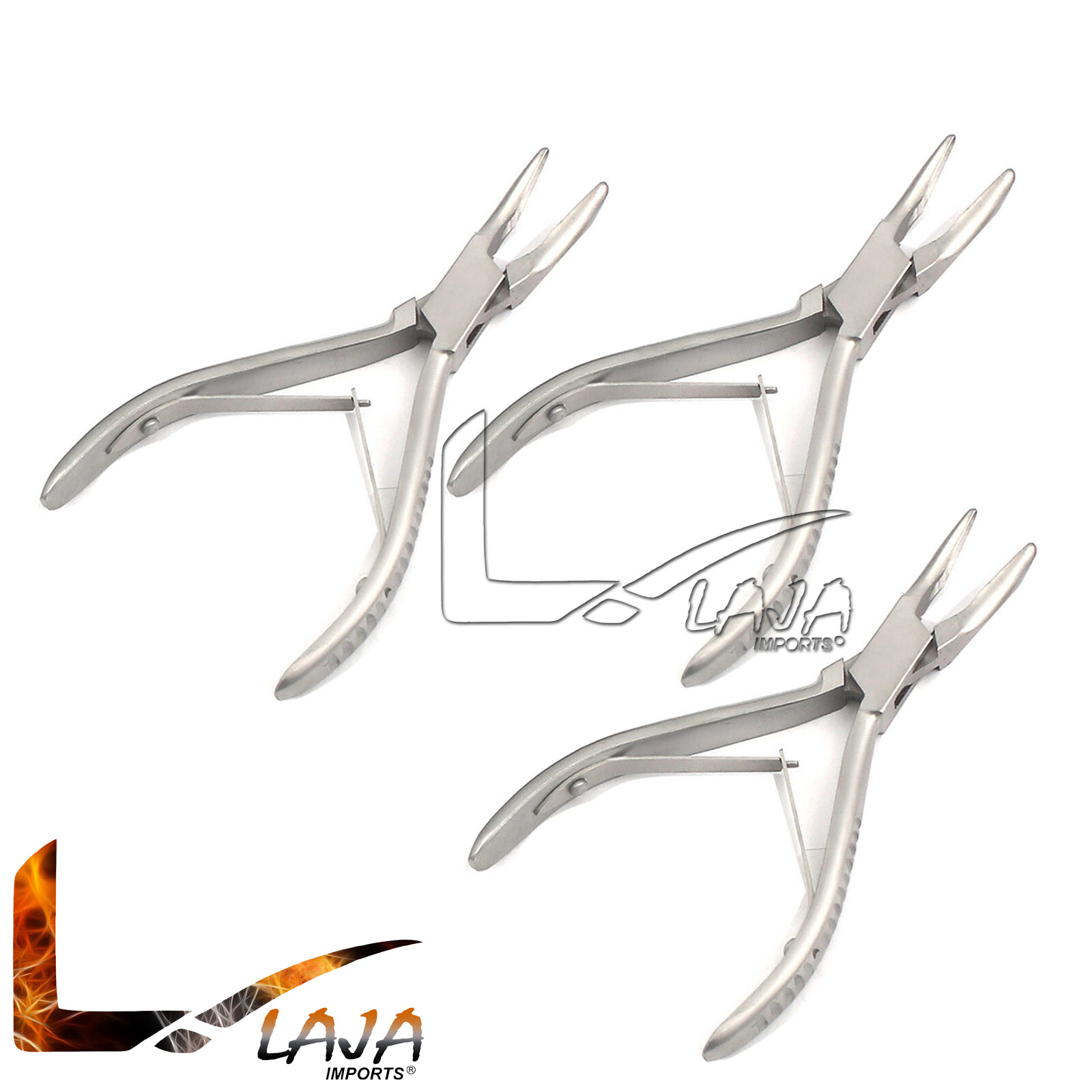 3 Pieces Blumenthal Bone Rongeur 30 Degree 4.5″Surgical Dental Instruments New
