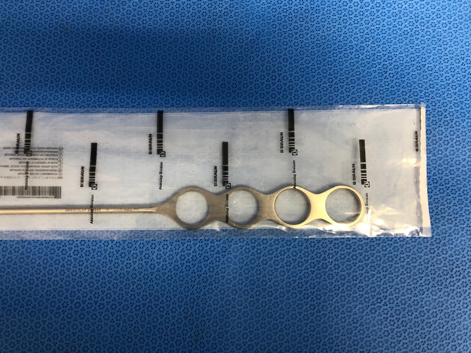 Aesculap OM186R Draffin Chest Support W/4 Hght Rings