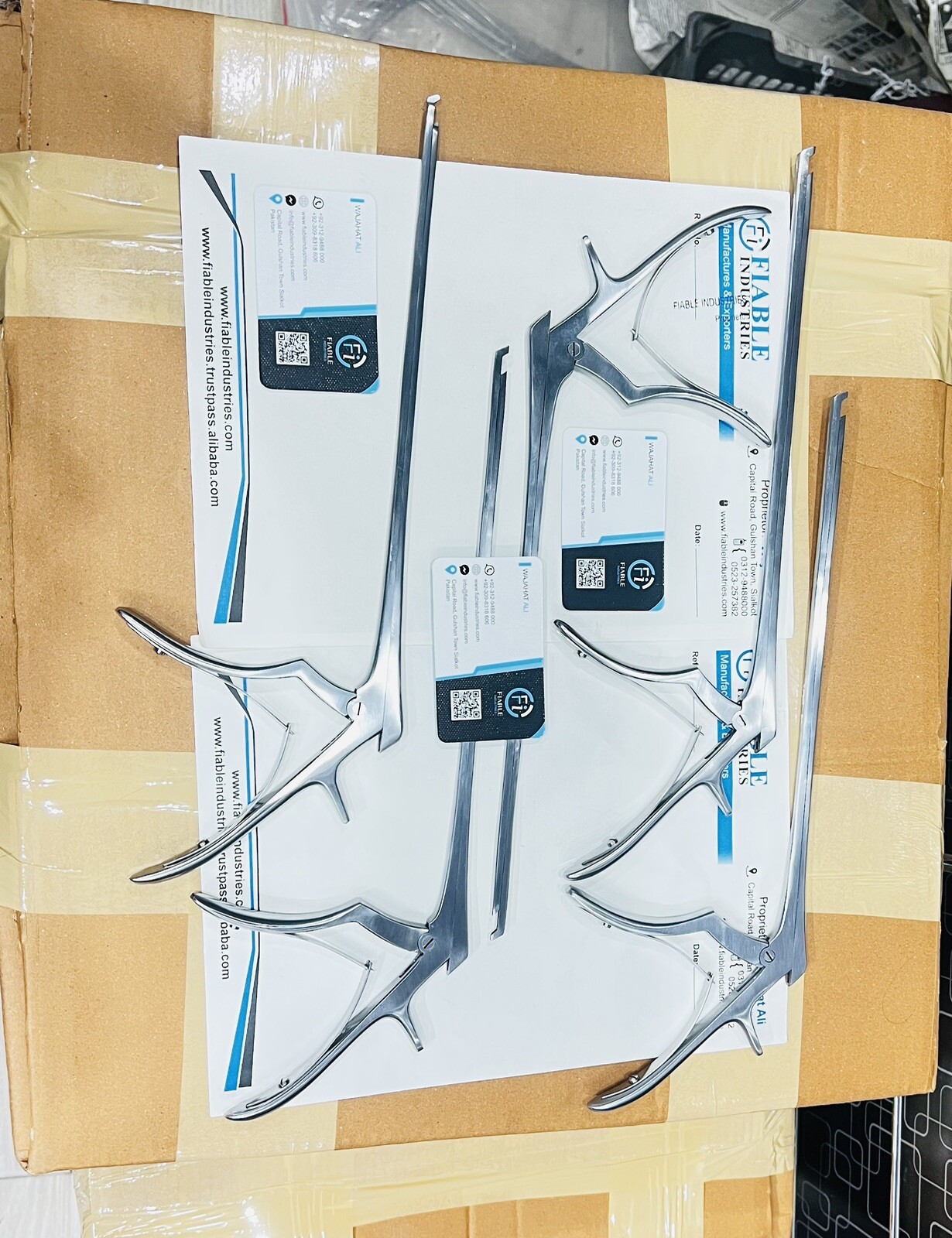 Kerrison Rongeurs Set 11 Inches(1mm,2mm,3mm,4mm,5mm) 5 Pcs Upward