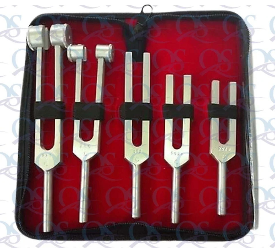 Tuning Fork Set of 5 For Healing Therapy Medical surgical diagnostic instruments