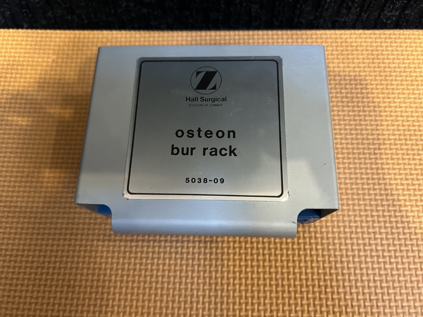 Zimmer Hall Surgical 24 Assorted Osteon Burs W/ Bur Rack 5038-09