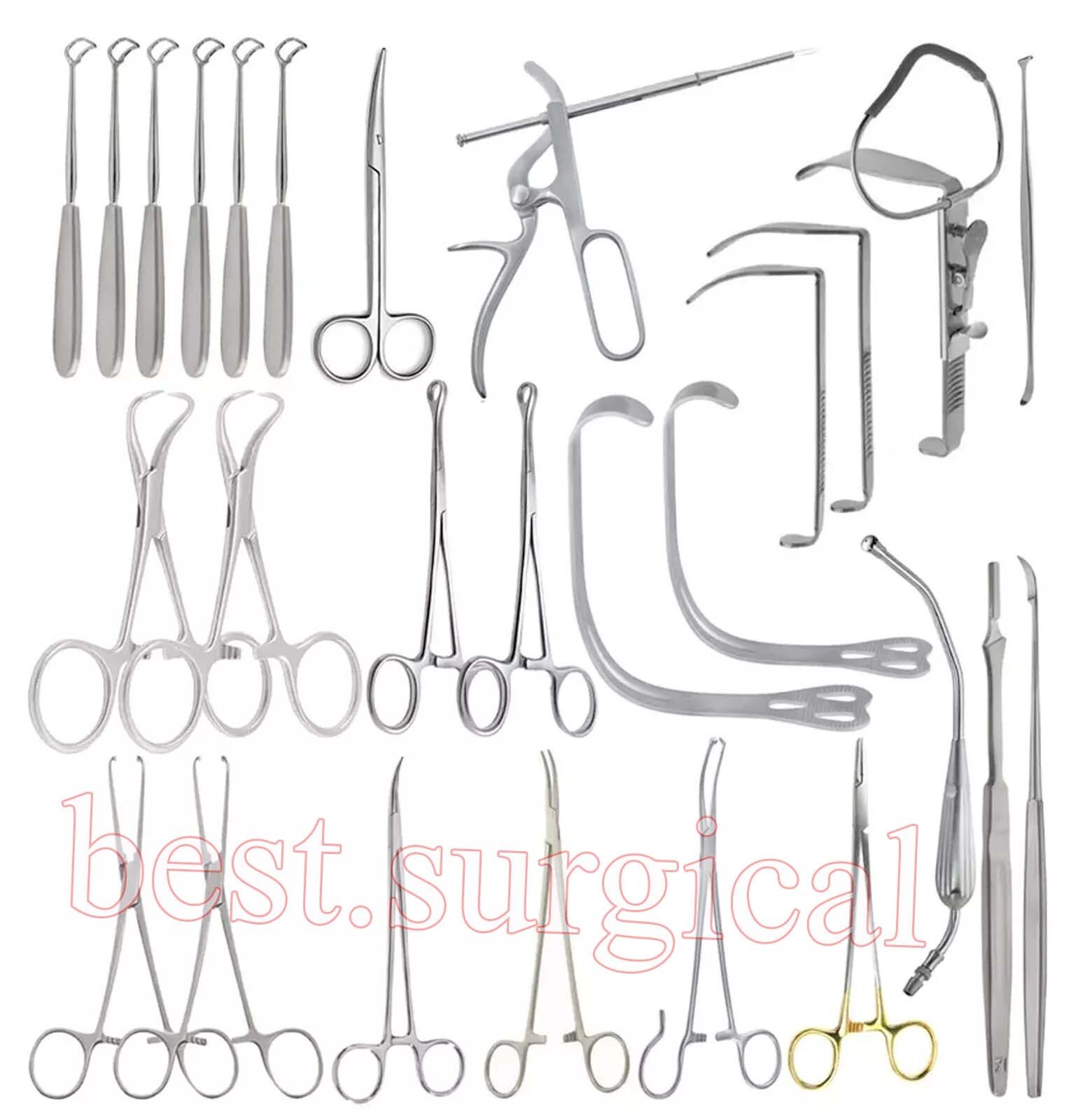 Tonsil Adenoid 25 Pcs Set Remove Tonsils & Adenoids Tonsillectomy Set