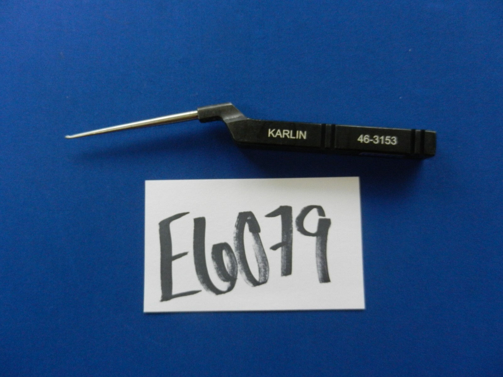 E6079 Codman Karlin 46-3153 Forward Straight Size 000 Curette 8.5″ Length